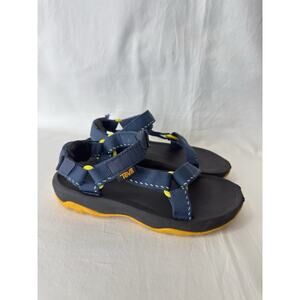 Teva Hurricane XLT 2 Kids Size 1 Blue Yellow Hook & Loop Outdoor Sandals